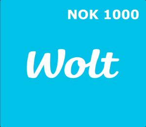 Wolt NOK 1000 Подарочная карта NO