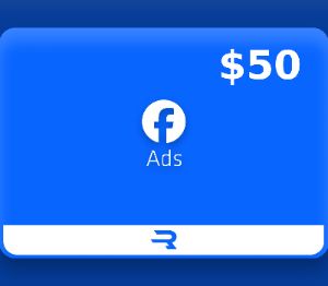 Rewarble Facebook Ads $50 Подарочная карта US