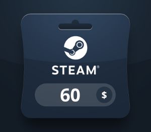 Steam Wallet USD 60 Подарочная карта LY