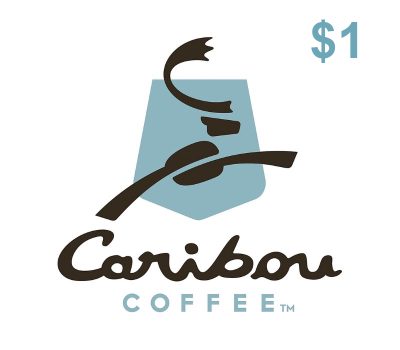 Caribou Coffee $1 Подарочная карта US