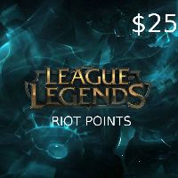 League of Legends 25 USD Предоплаченная RP карта US