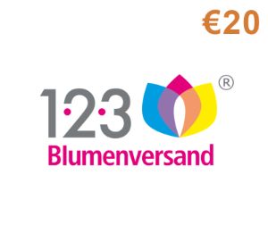 123 Blumenversand €20 Подарочная карта DE