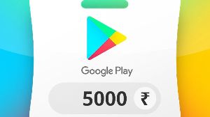 Google Play INR 5000 Подарочная карта IN