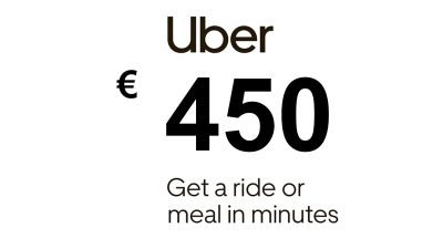 Uber €450 DE Подарочная карта