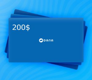 Rewarble DANA USD 200 Подарочная карта