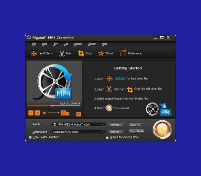 Bigasoft MP4 Converter PC Ключ