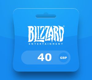 Blizzard GBP 40 Battle.net Подарочная карта UK