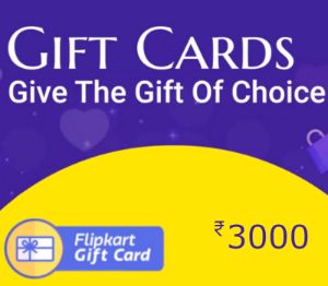 Flipkart INR 3000 Подарочная карта IN