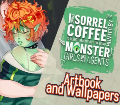 I drink Sorrel Coffee to reboot reality, but I'm being hunted by Monster Girls and armed agents - Artbook and Wallpapers DLC PC Steam Ключ