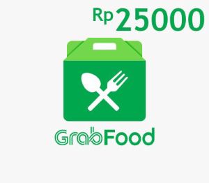Grab Food IDR 25000 Подарочная карта ID