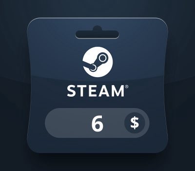 Steam Wallet USD 6 Подарочная карта EC