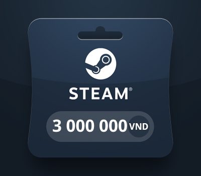 Steam Wallet VND 3 000 000 Подарочная карта
