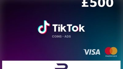 Rewarble TikTok GBP 500 Подарочная карта