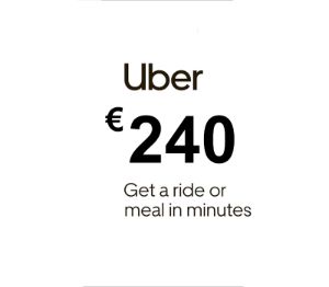 Uber EUR 240 Подарочная карта ES