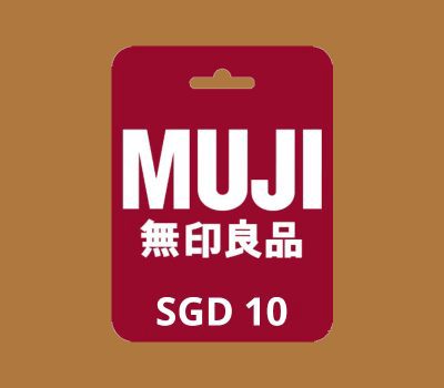Muji SGD 10 Подарочная карта SG