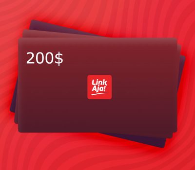 Rewarble LinkAja USD 200 Подарочная карта