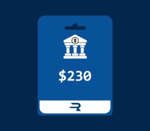 Rewarble Bank Transfer USD 230 Подарочная карта