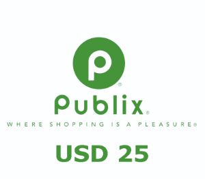 Publix USD 25 Подарочная карта US