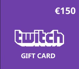 Twitch EUR 150 Подарочная карта DE
