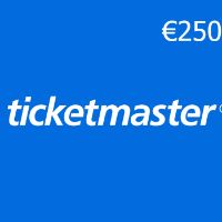 Ticketmaster €250 Подарочная карта NL