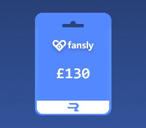 Rewarble Fansly GBP 130 Подарочная карта