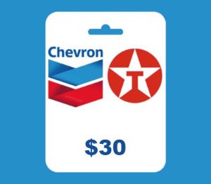 Chevron and Texaco USD 30 Подарочная карта US