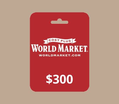 Cost Plus World Market USD 300 Gift Card US
