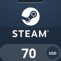 Steam Wallet USD 70 Подарочная карта GY