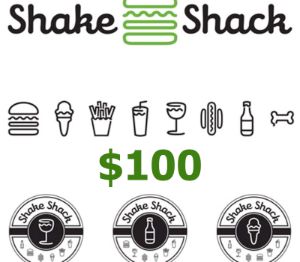 Shake Shack USD 100 Подарочная карта US