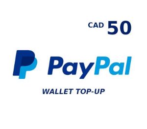 PayPal Wallet 50 CAD Top Up