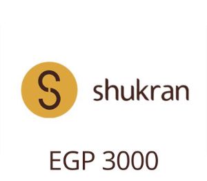 Shukran 3000 EGP Подарочная карта EG
