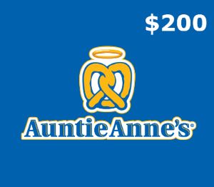 Auntie Anne's $200 Подарочная карта US