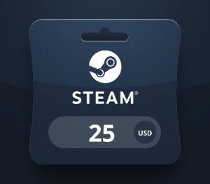 Steam Wallet USD 25 Подарочная карта KG