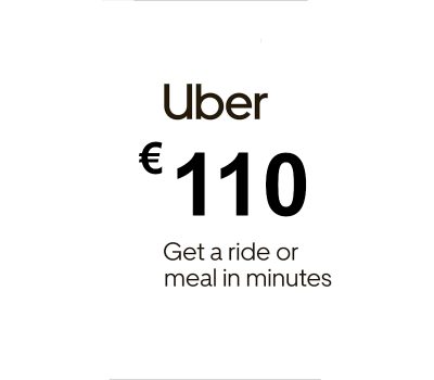 Uber EUR 110 Подарочная карта ES