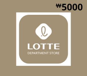 Lotte Department Store KRW 5000 Подарочная карта KR
