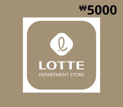 Lotte Department Store KRW 5000 Подарочная карта KR