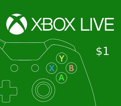 XBOX Live $1 Предоплаченная карта US