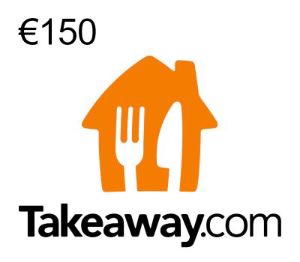 Takeaway.com €150 Подарочная карта BE