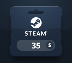 Steam Wallet USD 35 Подарочная карта MV