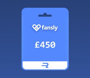 Rewarble Fansly GBP 450 Подарочная карта
