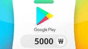 Google Play KRW 5000 Подарочная карта KR