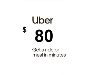 Uber USD 80 Подарочная карта US