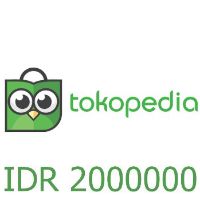 Tokopedia 2000000 IDR Подарочная карта ID