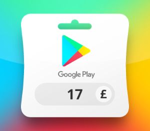 Google Play GBP 17 Подарочная карта UK