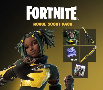 Fortnite - Rogue Scout Pack + 1500 V-Bucks Challenge AR XBOX One / Xbox Series X|S Ключ