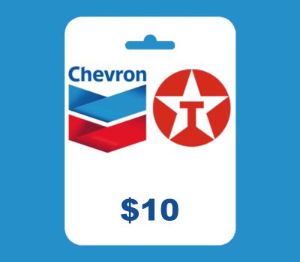 Chevron and Texaco USD 10 Подарочная карта US