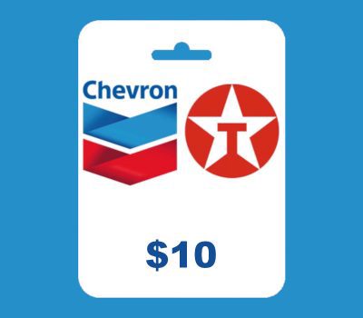 Chevron and Texaco USD 10 Подарочная карта US