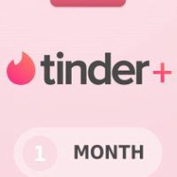 Tinder Plus - 1 мес. подписка Ключ MX