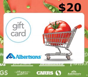 Albertson's USD 20 Подарочная карта US