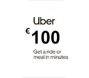 Uber €100 EU Подарочная карта